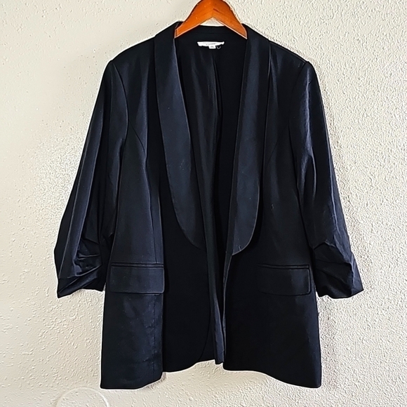 Eloquii ESSENTIALS BLACK BLAZER - Picture 1 of 9